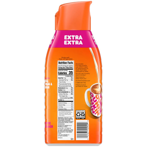 Dunkin Donuts Coffee Creamer, 48 oz.